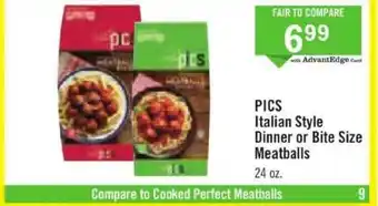 Price Chopper Pics Italian Style Dinner Or Bite Size Meatballs offer