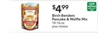 Publix Birch Benders Pancake & Waffle Mix offer