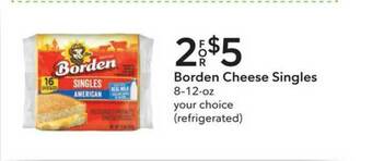 Publix Borden Cheese Singles offer