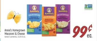 Sprouts Farmers Market Annie's Homegrown Macaroni & Cheese offer