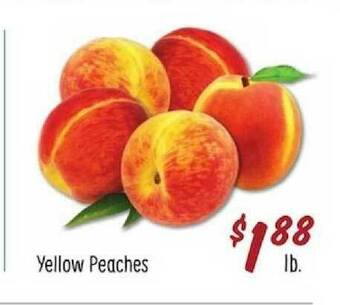 Sprouts Farmers Market Yellow Peaches offer