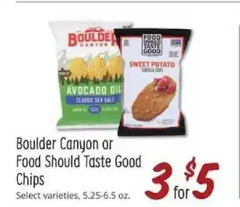 Sprouts Farmers Market Boulder Canyon Or Food Should Taste Good Chips offer