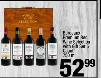 Super King Markets Bordeaux Premium Red Wine Selection offer