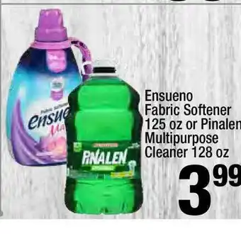 Super King Markets Ensueno Fabric Softener Or Pinalen Multipurpose Cleaner offer