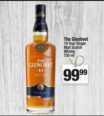 Super King Markets The Glenlivet 18 Year Single Malt Scotch Whisky offer