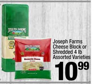 Super King Markets Joseph Farms Cheese Block Or Shredded offer