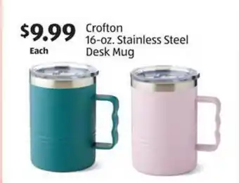 Aldi Crofton 16-oz. Stainless Steel Desk Mug offer