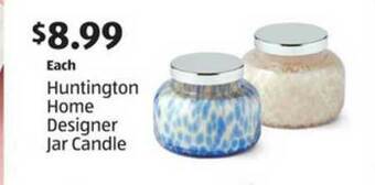Aldi Huntington Home Designer Jar Candle offer