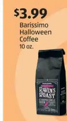 Aldi Barissimo Halloween Coffee offer