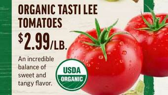 Central Market Organic Tasti Lee Tomatoes offer
