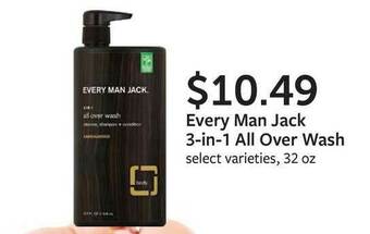 Fareway Every Man Jack 3-in-1 All Over Wash offer