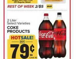 Food Lion Coke Products offer