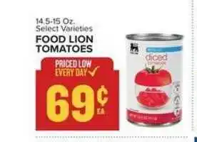Food Lion Tomatoes offer