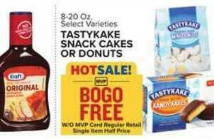 Food Lion Tastykake Snack Cakes Or Donuts offer