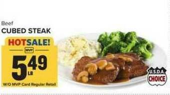 Food Lion Cubed Steak offer