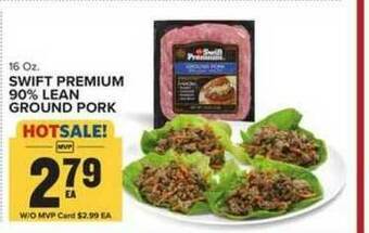 Food Lion Swift Premium 90% Lean Ground Pork offer