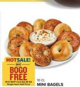 Food Lion Mini Bagels offer