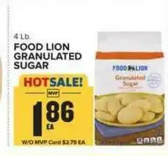 Food Lion Food Lion Granulated Sugar offer