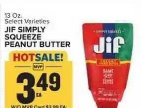 Food Lion Jif Simply Squeeze Peanut Butter offer
