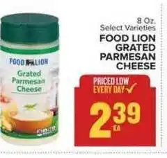 Food Lion Food Lion Grated Parmesan Cheese offer