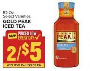 Food Lion Gold Peak Iced Tea offer
