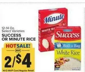 Food Lion Success Or Minute Rice offer