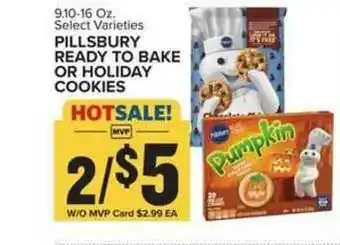 Food Lion Pillsbury Ready To Bake Or Holiday Cookies offer
