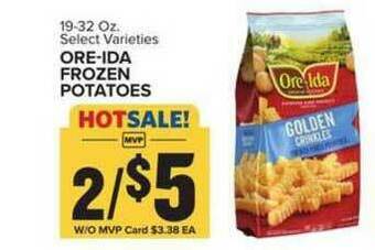 Food Lion Ore-ida Frozen Potatoes offer