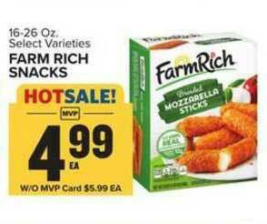 Food Lion Farm Rich Snacks offer