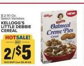 Food Lion Kellogg's Little Debbie Cereal offer