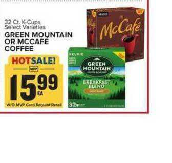 Food Lion Green Mountain Or Mccafe Coffee offer