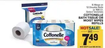 Food Lion Cottonelle Bath Tissue Or Moist Wipes Refills offer