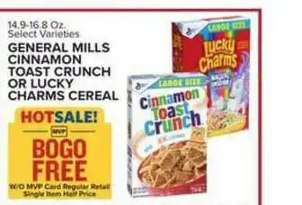 Food Lion General Mills Cinnamon Toast Crunch Or Lucky Charms Cereal offer