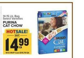 Food Lion Purina Cat Chow offer