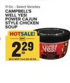 Food Lion Campbell's Well Yes! Power Cajun Style Chicken Soup offer