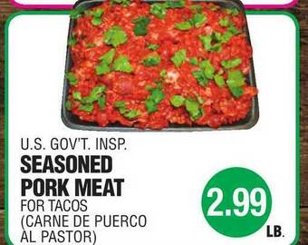 Carnicerias Jimenez Seasoned Pork Meat offer