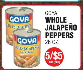 Carnicerias Jimenez Goya Whole Jalapeño Peppers offer