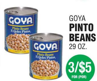 Carnicerias Jimenez Goya Pinto Beans offer