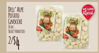 Jewel-Osco Dell' Alpe Potato Gnocchi offer
