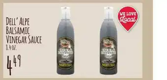 Jewel-Osco Dell' Alpe Balsamic Vinegar Sauce offer