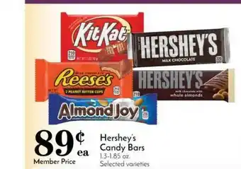 Pavilions Hershey's Cand Bars offer