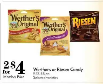 Pavilions Werther's Or Risen Candy offer