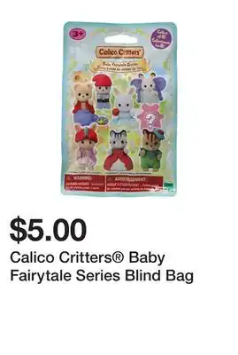 Five Below Calico Critters Baby Fairytale Series Blind Bag offer