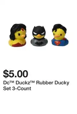 Five Below Dc Duckz Rubber Ducky Set 3-Count offer