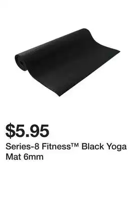 Five Below Series-8 Fitness Black Yoga Mat 6mm offer