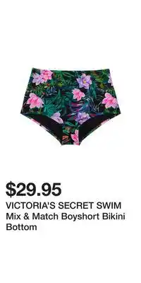 Victoria's Secret VICTORIA'S SECRET SWIM Mix & Match Boyshort Bikini Bottom offer