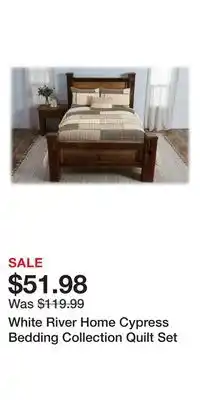 Cabela's White River Home Cypress Bedding Collection Quilt Set offer