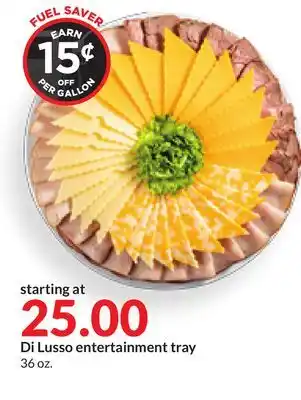 Hy-Vee Di Lusso entertainment tray offer
