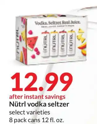 Hy-Vee Nütrl vodka seltzer offer