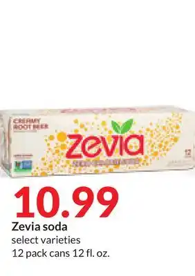 Hy-Vee Zevia soda offer